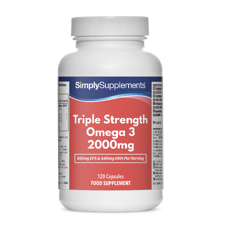 Dreifach starkes Omega 3 2000mg
