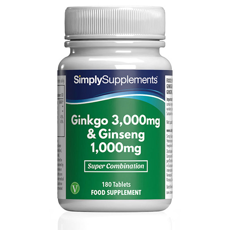 Ginkgo Biloba 3000mg & Koreanischer Ginseng 1000mg