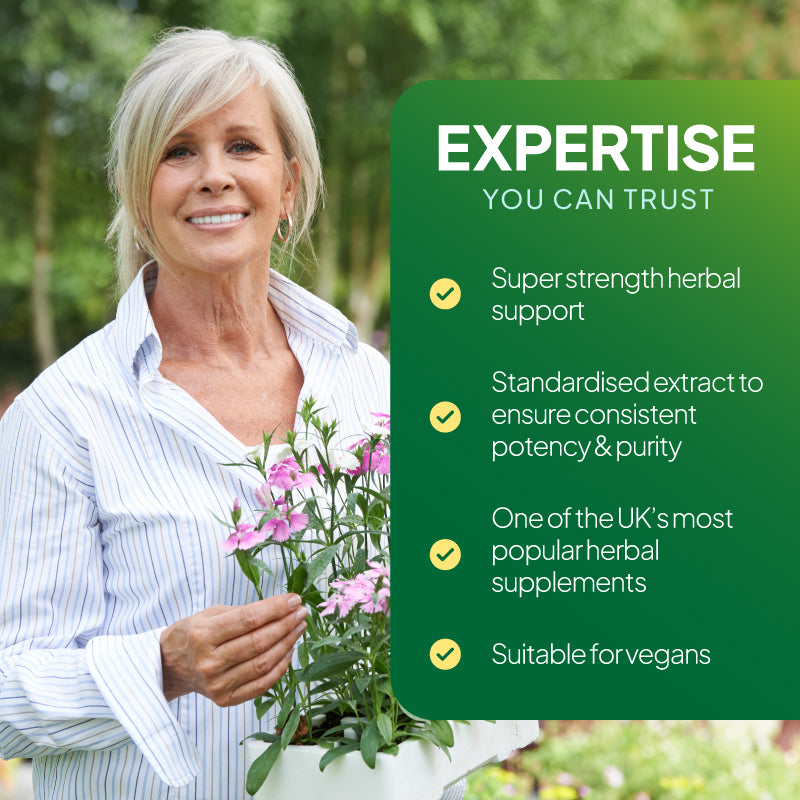 Simply Supplements Ginkgo Biloba Lifestyle Grafik hebt hervor super Stärke herbal Unterstützung, standardised Extrakt für consistent potency und purity, one von die Großbritannien’s most popular herbal Nahrungsergänzungsmittel, und suitability für vegans.