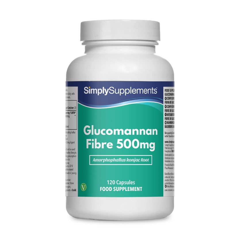 Glucomannan Fiber 500mg