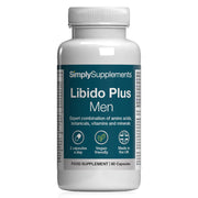 Simply Supplements Libido Plus Männer Lebensmittel Nahrungsergänzungsmittel, 60 Kapseln, expert combination von amino acids, pflanzliche, Vitamine und Mineralstoffe, vegan freundlich, hergestellt in die Großbritannien.