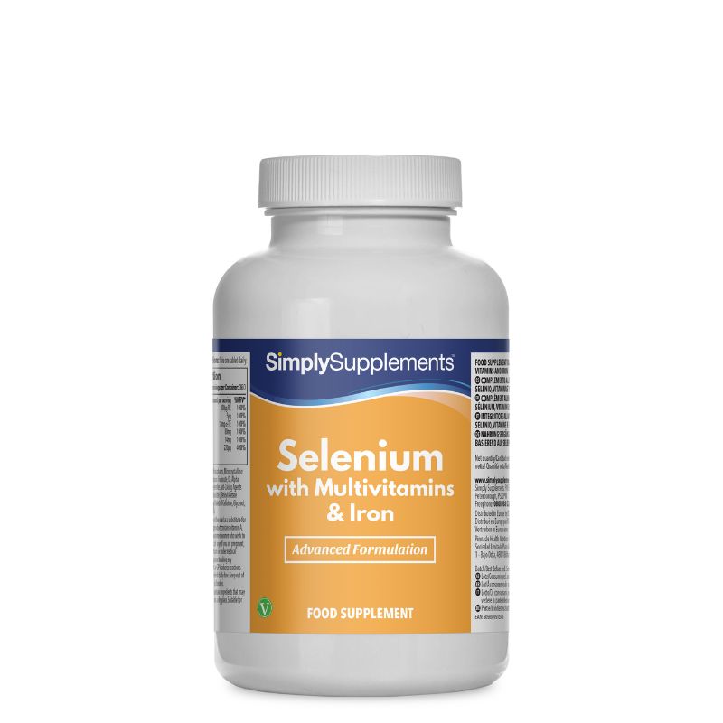 Selen 220µg mit Multivitaminen & Eisen
