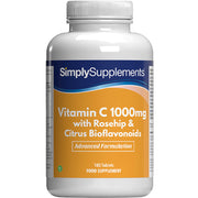 Vitamin C 1000mg mit Hagebutte & Zitrus-Bioflavonoiden