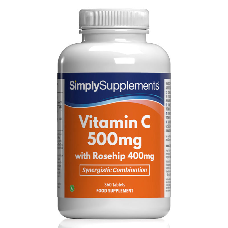 Vitamin C 500mg mit Hagebutte 400mg