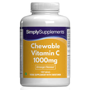Vitamin C Kautabletten 1000mg - Orangengeschmack