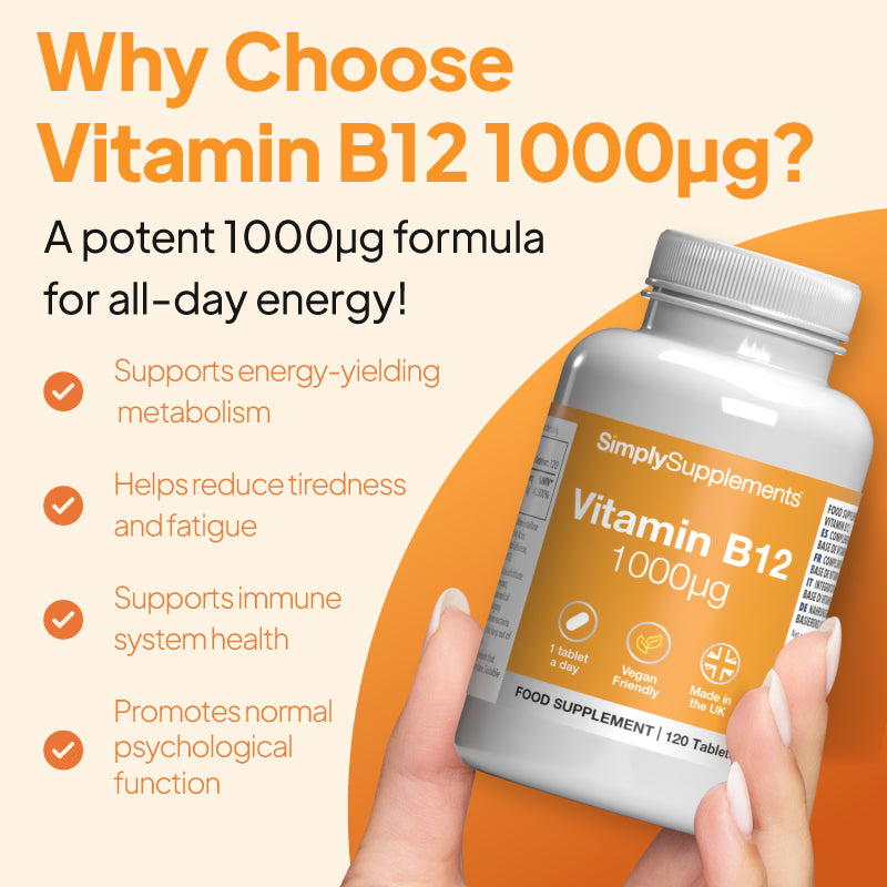 Vitamin b12 unterstützt energy reduces fatigue unterstützt immunity